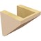 Ekena Millwork 5"W x 5"D x 5"H Wide Concord Rough Cedar Woodgrain TimberThane Corbel, Primed Tan CORUR05X05X05CONRCPR - alternate 2